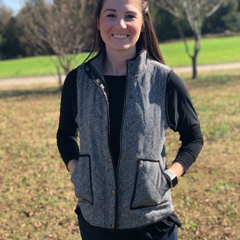 Elizabeth Herringbone Vest
